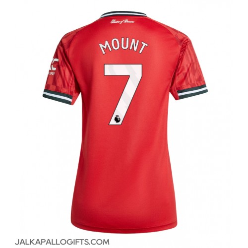 Manchester United Mason Mount #7 Kotipaita Naiset 2025-26 Lyhythihainen Manchester United Mason Mount #7 Kotipaita Naiset 2025-26 Lyhythihainen